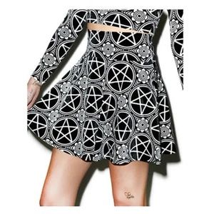 Killstar Pentagram Skirt sz S